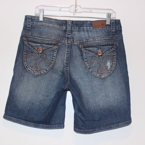 VIGOSS Jean  Bermuda Short Women Size 32 - Picture 5 of 12